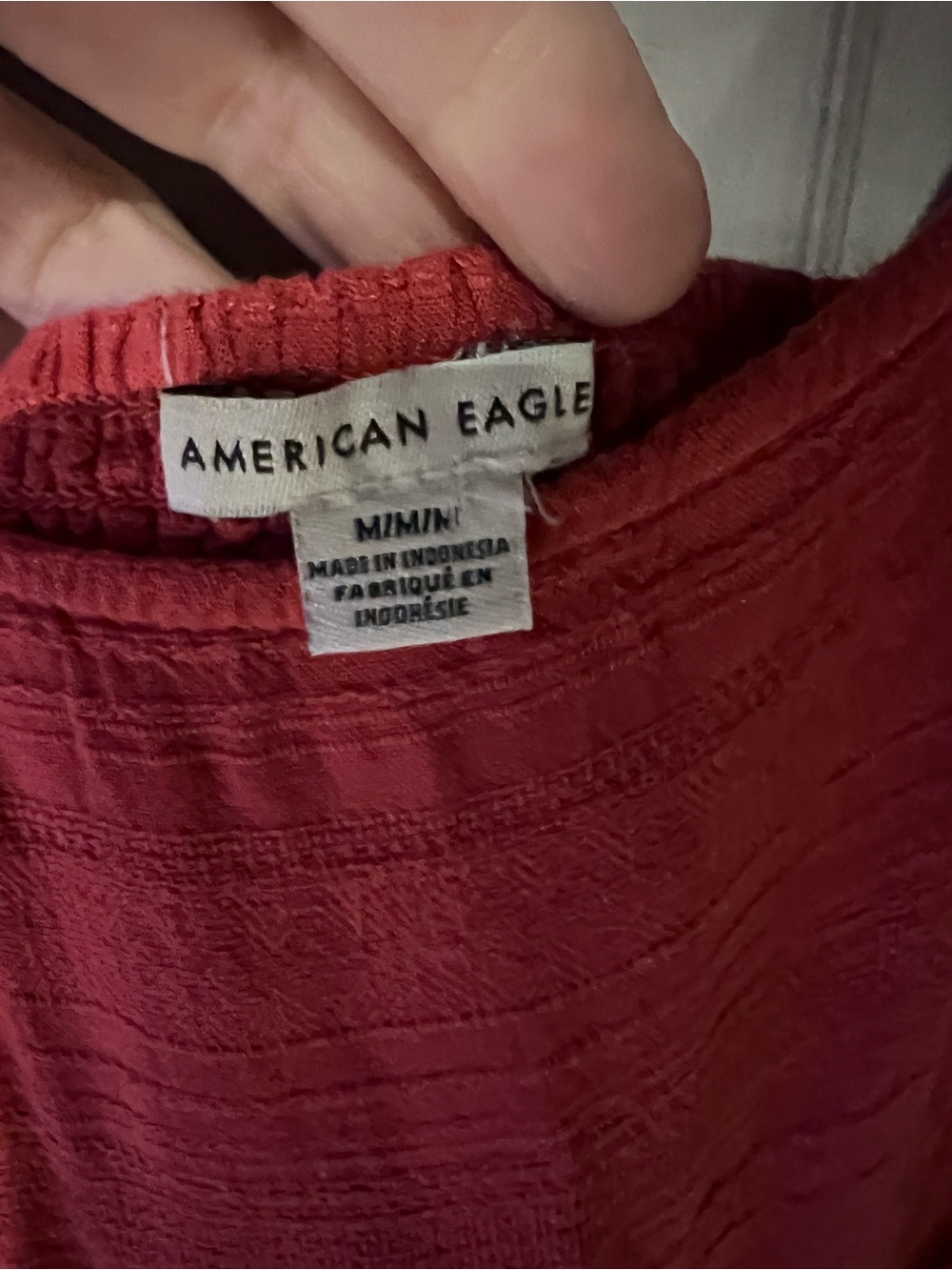 American Eagle Tiered Tank Top Size Medium - Picture 2 of 3